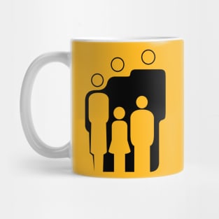 Family & Friends (Black) Mug